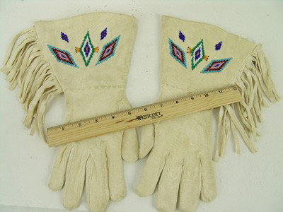 Flathead Beaded Gauntlets - 2