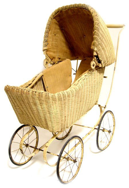 lloyd loom baby carriage