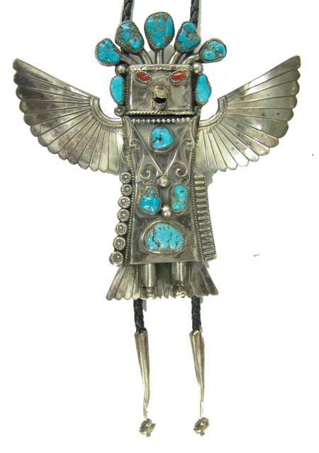 Navajo Bolo Tie - G.(?) Othole (1 of 9)