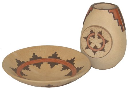 2 Navajo Pottery Items - Ida Sahmie (1 of 10)