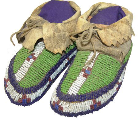 Arapaho Child's Beaded Moccasins (1 of 10)