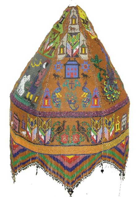 Antique Beaded Lampshade (1 of 10)