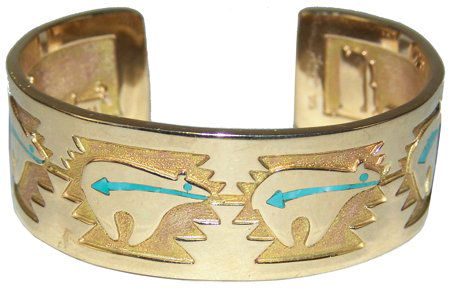 Hopi Gold Bracelet - Robert Taylor (1 of 10)