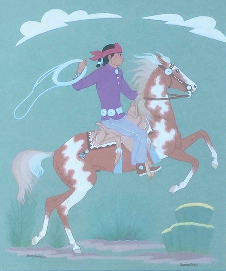 Harrison Begay, Navajo (1914-2012) (1 of 3)