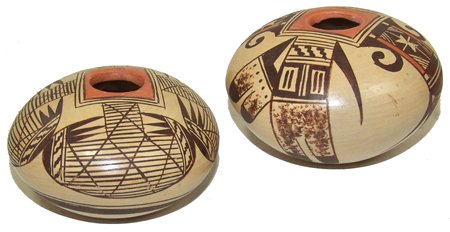 2 Hopi Pottery Jars - Adelle Nampeyo (1 of 9)
