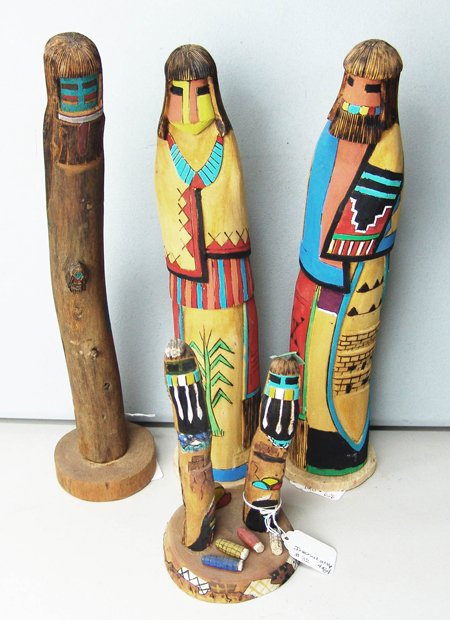 4 Kachina Dolls (1 of 10)