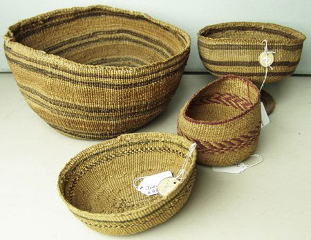4 Coastal Indian Baskets (1 of 10)