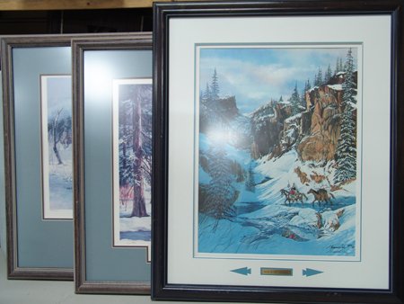 3 Framed L/E Prints (1 of 10)