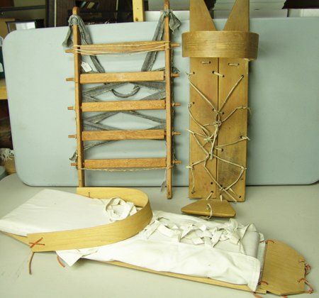 3 Wooden Cradleboards (1 of 7)