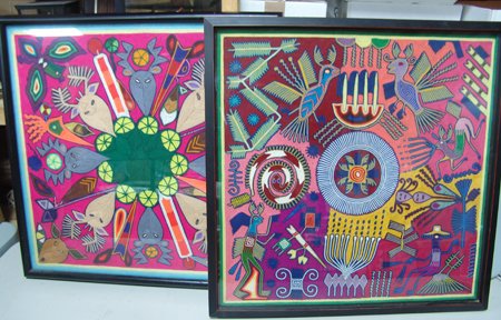 2 Huichol Yarn Paintings (1 of 10)