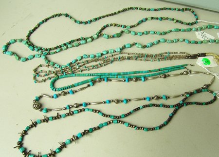 6 Turquoise Necklaces (1 of 10)