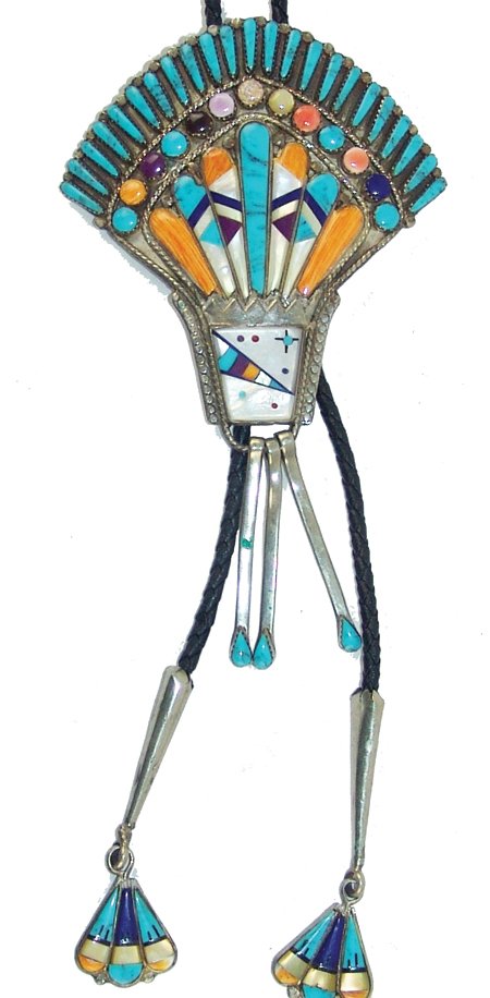 Navajo/Zuni Bolo Tie (1 of 10)