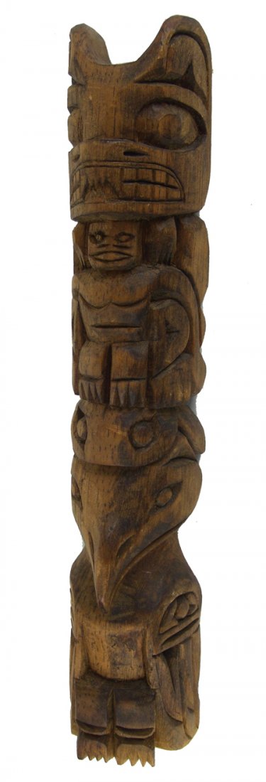 NW Coast Totem Pole - Ray Williams (1 of 8)