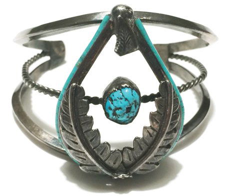 Silver & Turquoise Bracelet (1 of 4)