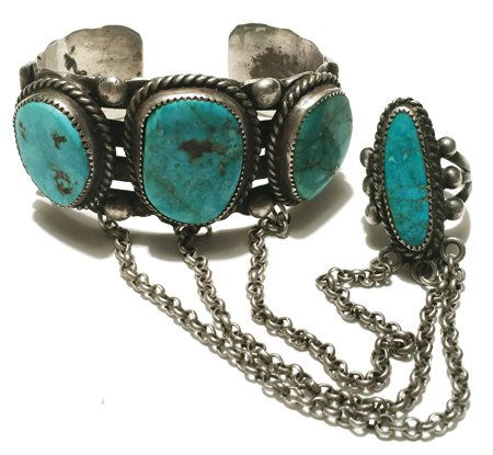 Navajo Bracelet & Ring Set (1 of 2)