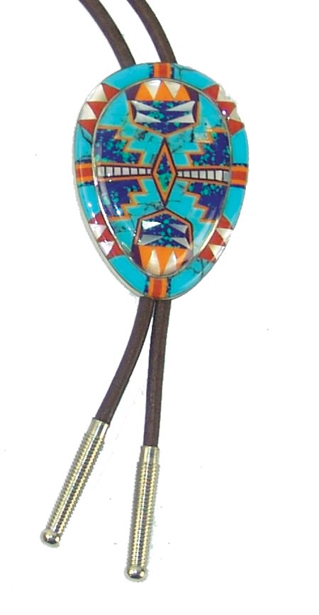 Mosaic Inlay Bolo Tie (1 of 8)