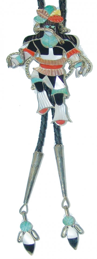 Zuni Inlay Bolo - Jonathan Beyuka (1 of 10)