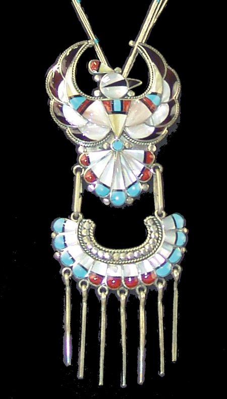 Zuni Inlay Necklace - Verdel & Esther Niiha (1 of 10)