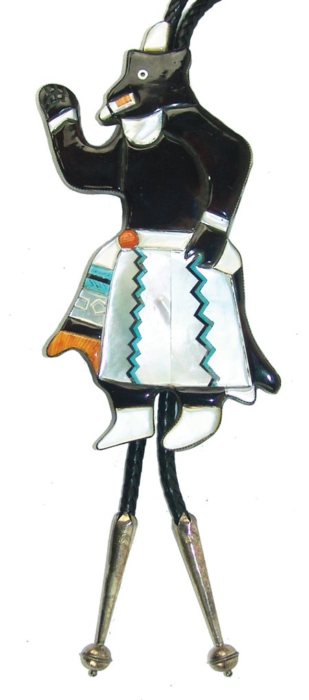 Zuni Inlay Bolo Tie - John Bye (1 of 10)