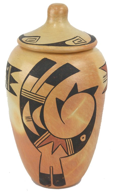 Hopi Lidded Pottery Jar - Anita Polacca (1 of 10)