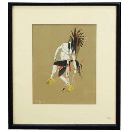 Monroe Tsatoke, Kiowa (1904-1937) (1 of 6)