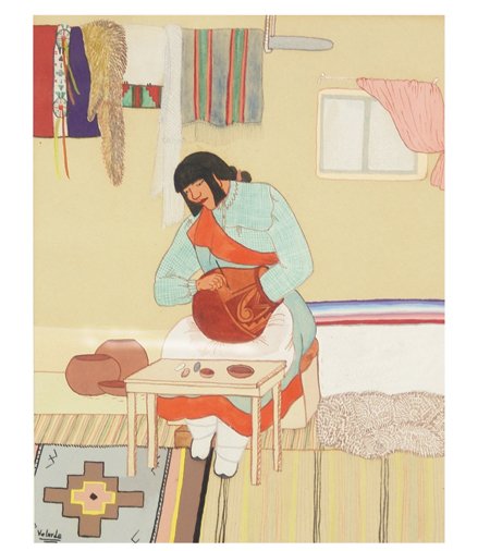 Pablita Velarde, Santa Clara (1918-2006) (1 of 7)