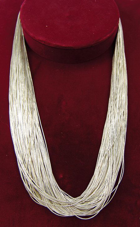 Liquid Silver Necklace (1 of 7)