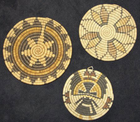 3 Hopi Baskets (1 of 6)