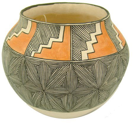 Acoma Pottery Jar - Mrs. R.T. Shroulate (1 of 5)
