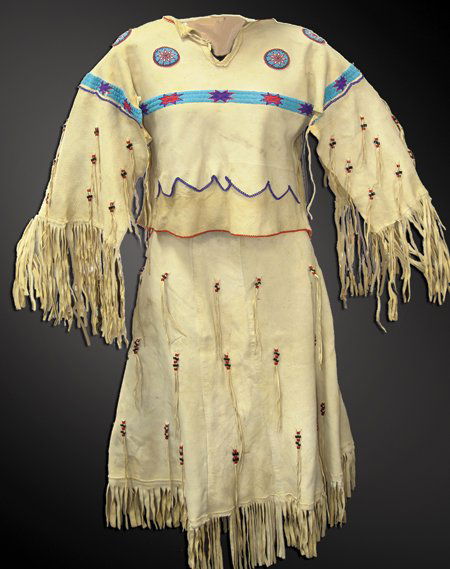 Arapaho Buckskin Dress (1 of 10)