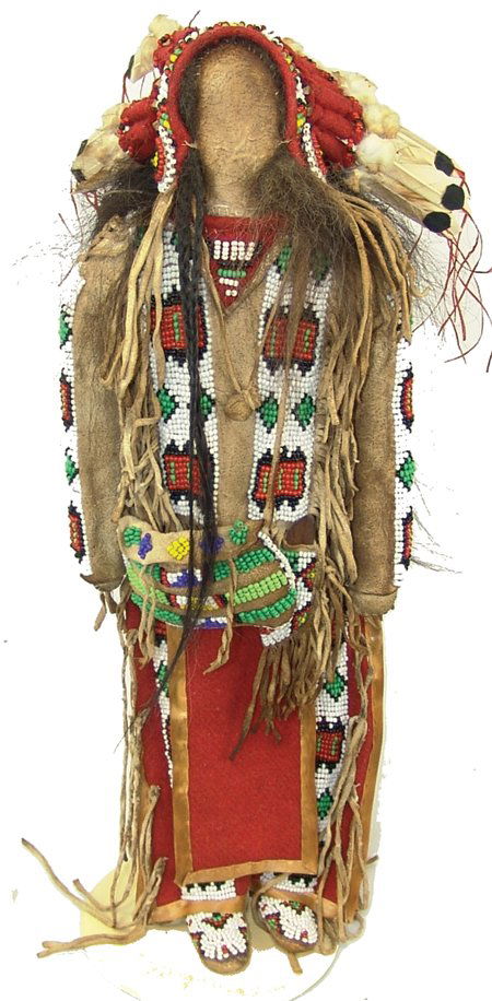 Plains-Style Buckskin Doll (1 of 10)