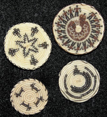 4 Miniature Horsehair Baskets (1 of 8)