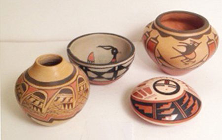 4 Pottery Pieces (1 of 3)