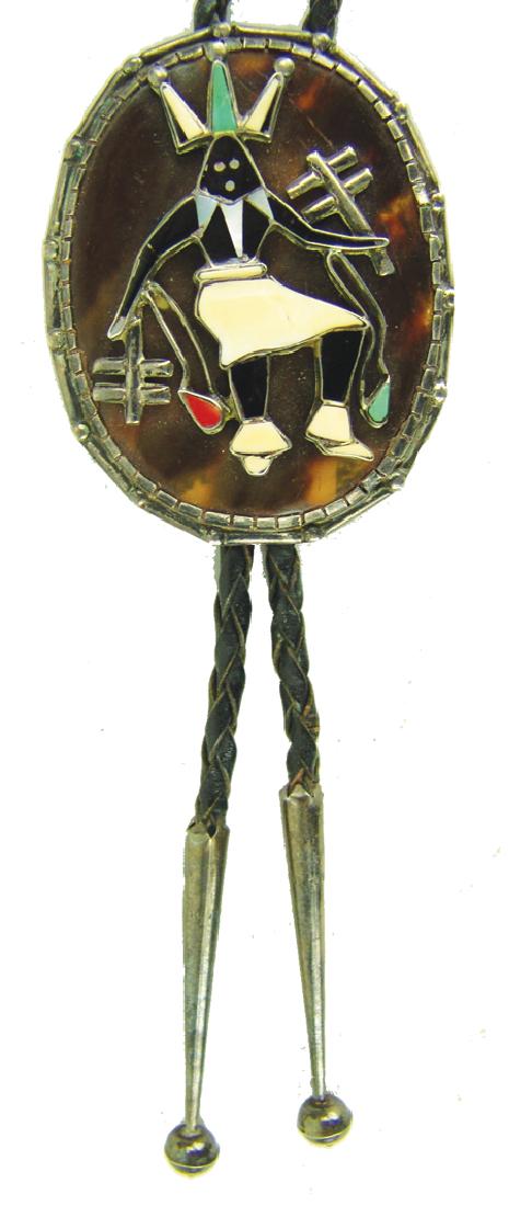 Zuni Inlay Bolo Tie - Adeline Yawakia (1 of 7)