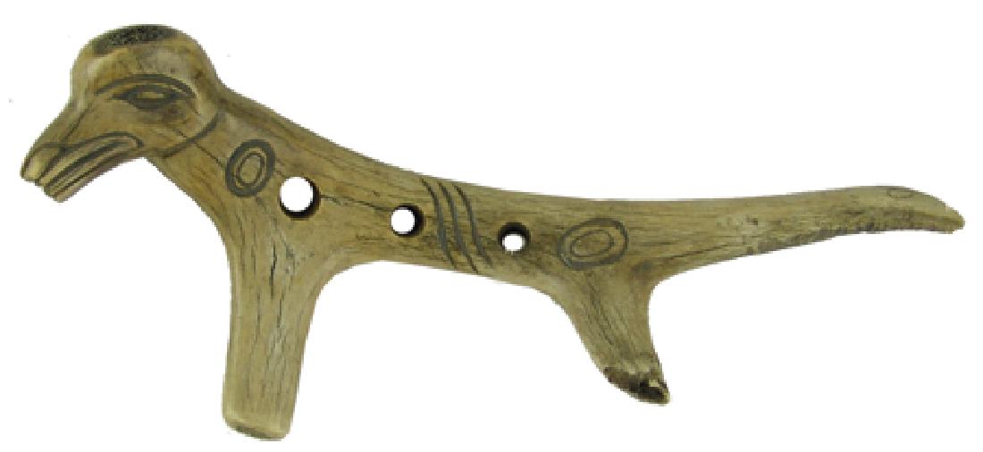 NW Coast Carved Antler Carving (1 of 7)