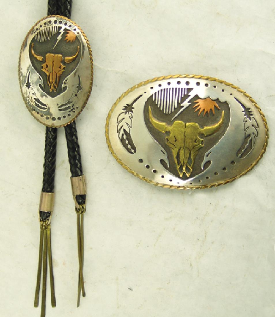 Lakota Buckle & Bolo Set - Paul Szabo (1 of 8)