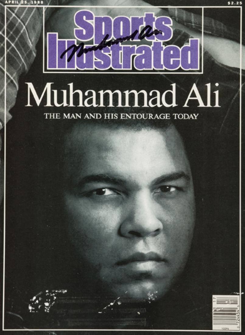 Muhammad Ali signed Sports Illustrated magazine cover, (1 of 1)