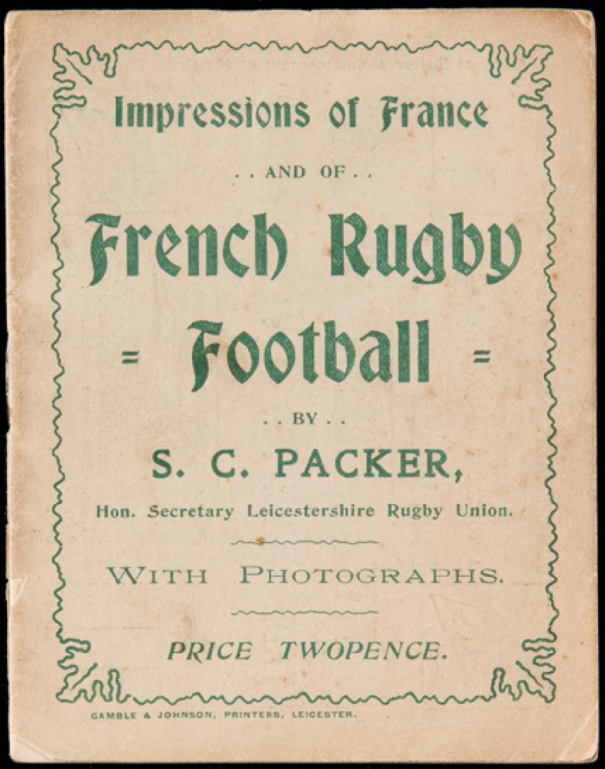 Packer (S.C.) Impressions of France and of French Rugby (1 of 1)