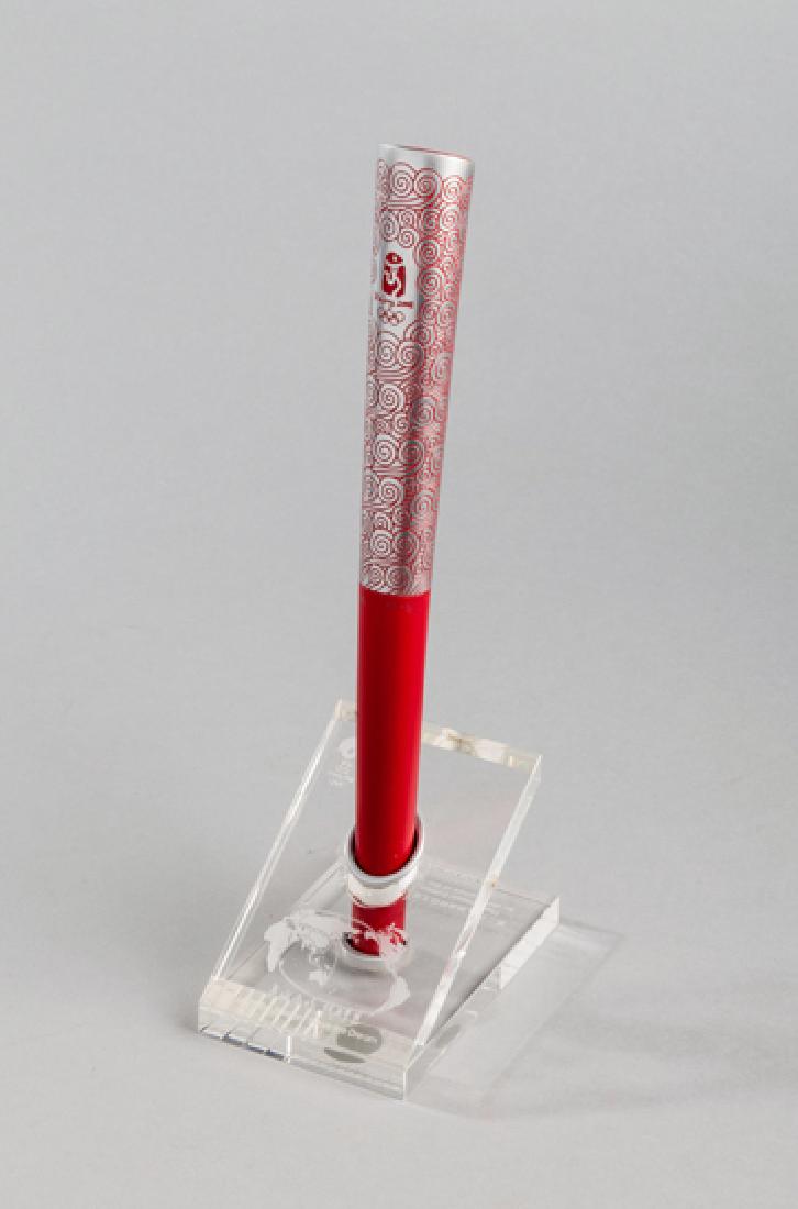 A scale model of the Beijing 2008 Olympic Games torch, (1 of 1)