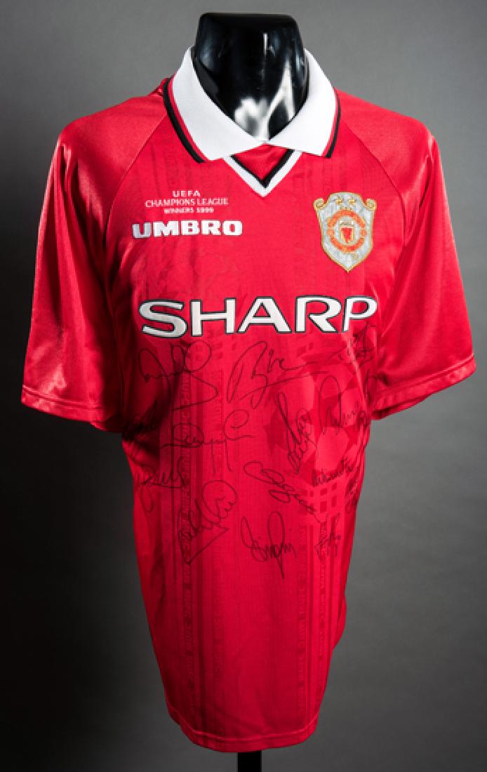 A multi-signed Manchester United 1999 Champions League (1 of 1)