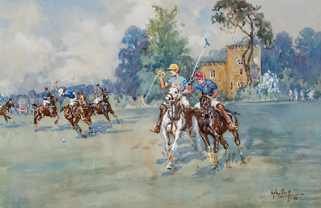 John Gregory King (1929-2014) POLO AT CIRENCESTER PARK (1 of 1)
