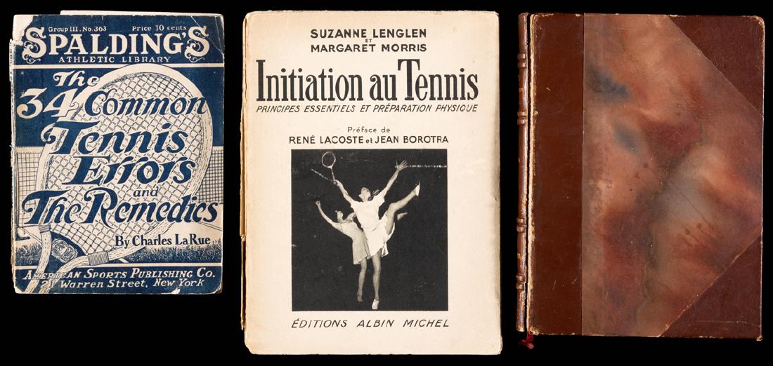 Lenglen (Suzanne) & Morris (Margaret) Initiation Au: Lenglen (Suzanne) & Morris (Margaret) Initiation Au Tennis, French Language, published 1937; sold together with Lacoste (Jean Rene) Tennis, French language, published 1928; the lot also including a 19