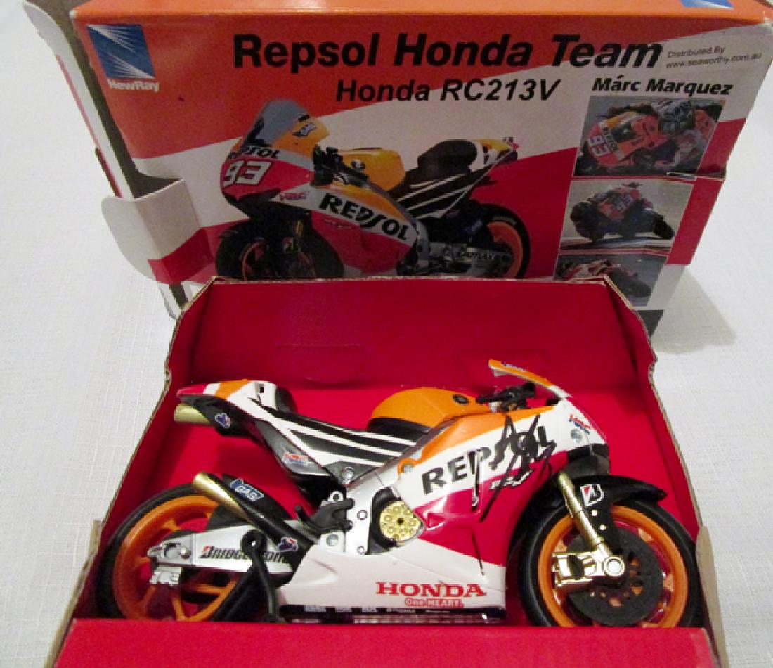 Marc Márquez signed scale model of his Repsol Honda (1 of 1)