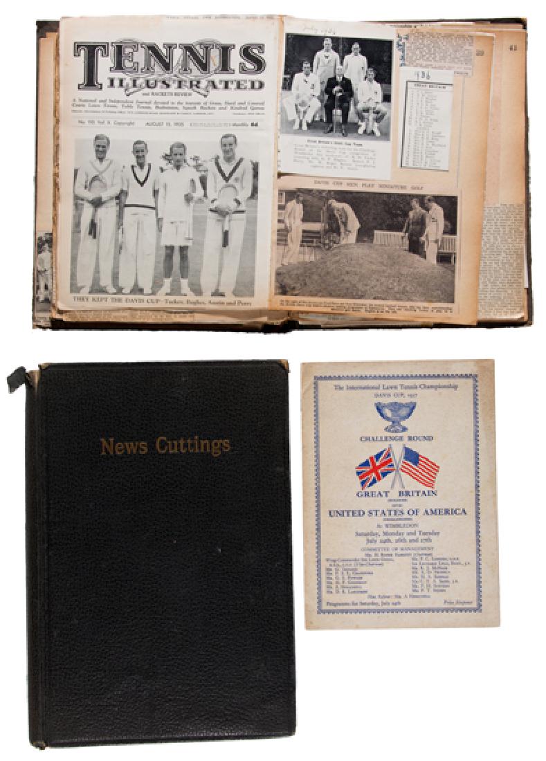 Two press cuttings albums from the archive of the (1 of 1)