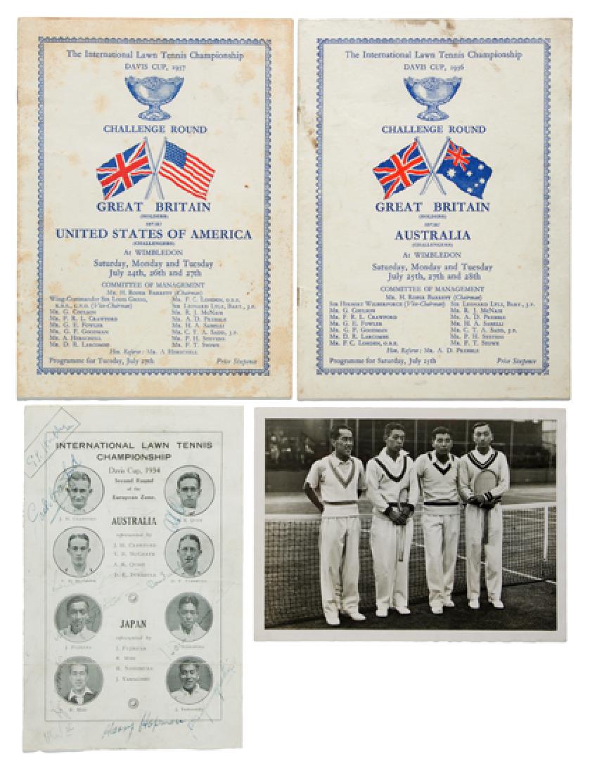 Three Davis Cup Programmes, Comprising Australia v (1 of 1)