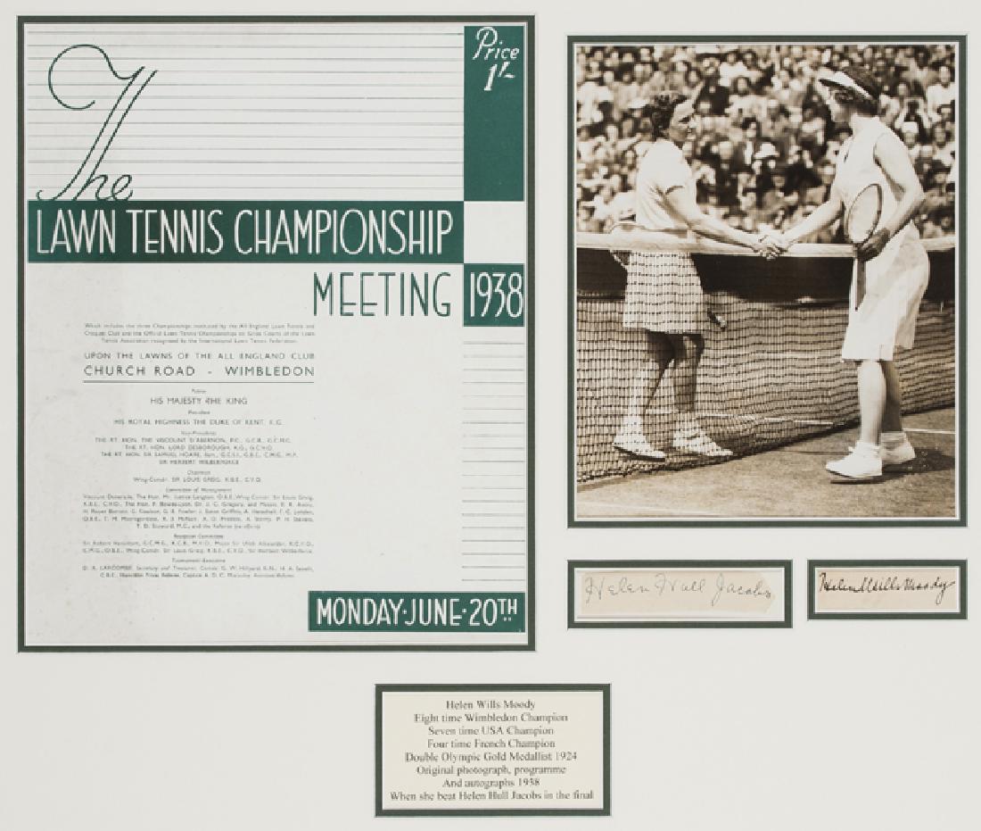 Helen Wills Moody & Helen Hull Jacobs double-signed (1 of 1)