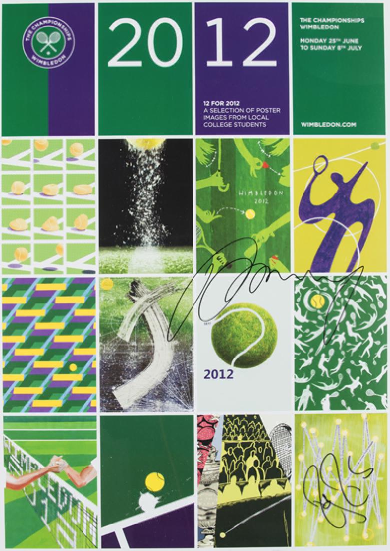 A Wimbledon 2012 lawn Tennis Championships poster (1 of 1)