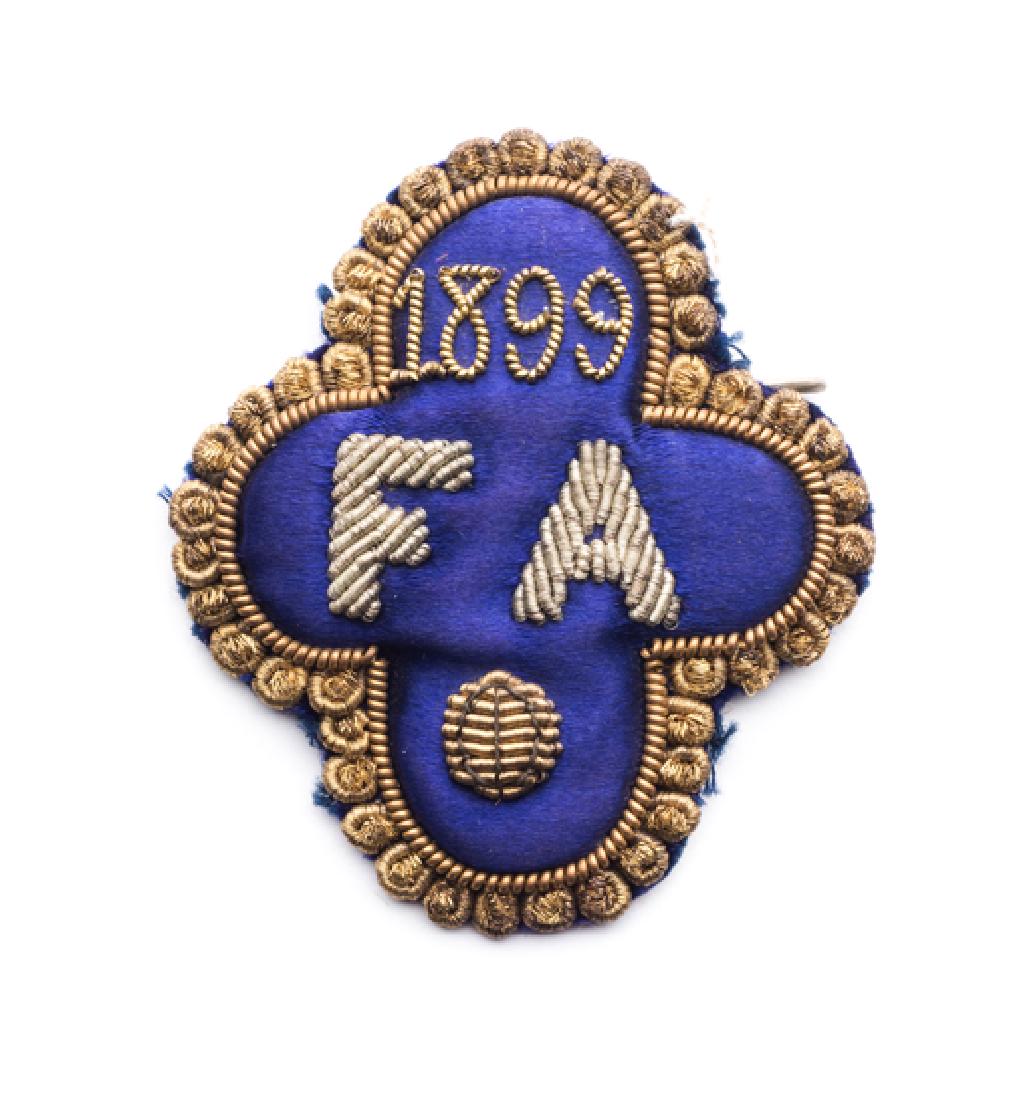 Football Association badge issued to Councillor William (1 of 1)