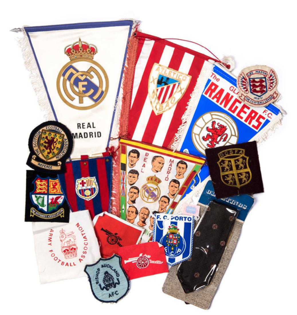 Eight cloth football blazer/shirt badges, i) Football (1 of 1)