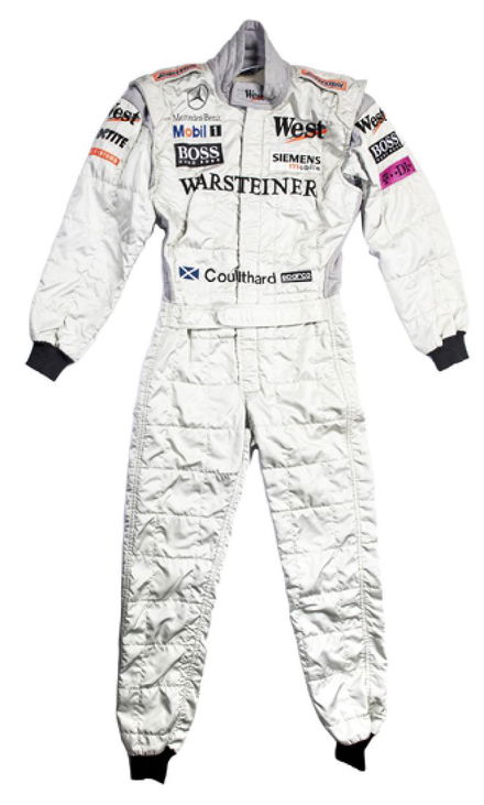 David Coulthard Worn 2000 West Mclaren Mercedes Formula Jun 04